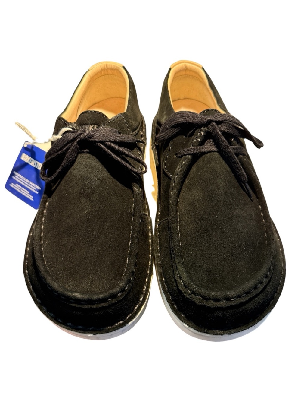Birkenstock Pasadena Suede Moc Toe Shoes Black EU 42 US 11/9 NIB